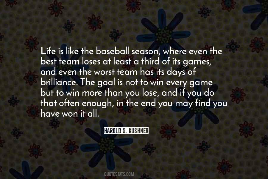 A Baseball Team Quotes #748141