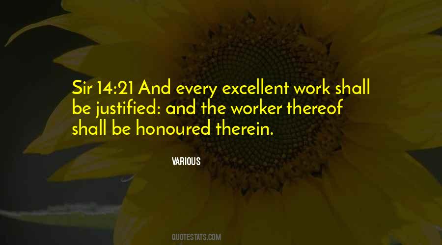 Quotes On Excellent Work Done #432514