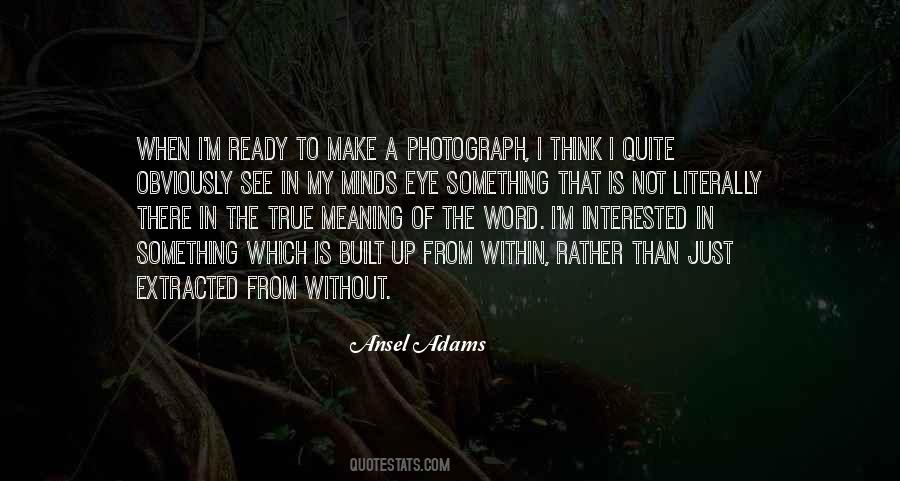 Your Minds Eye Quotes #1656762