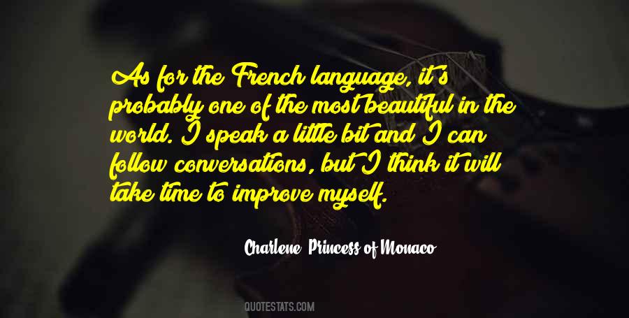 Speak French Quotes #1012785