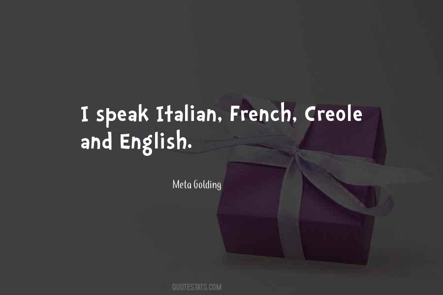 Speak French Quotes #1018576