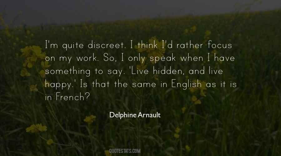 Speak French Quotes #436694