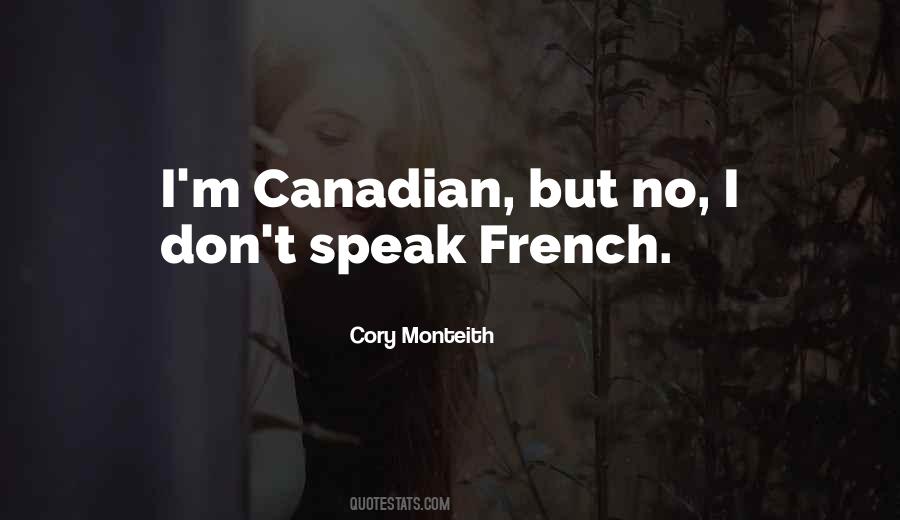 Speak French Quotes #469228