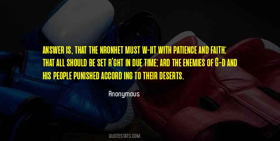 Quotes On Faith And Patience #1516146