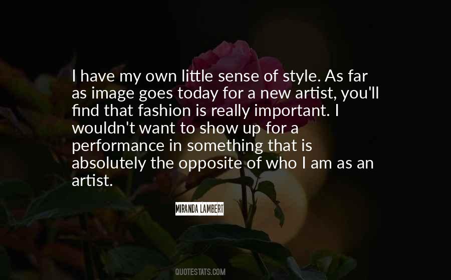 Quotes On Fashion Sense #1097821 Quotes On Fashion Sense #1097821