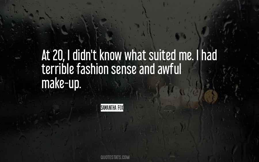 Quotes On Fashion Sense #347847