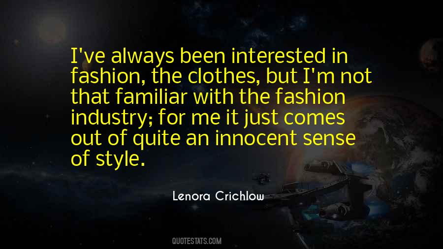Quotes On Fashion Sense #432378 Quotes On Fashion Sense #432378