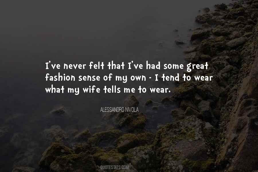 Quotes On Fashion Sense #441159