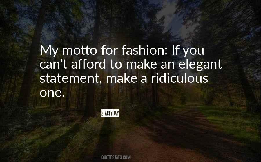 Quotes On Fashion Statement #921820