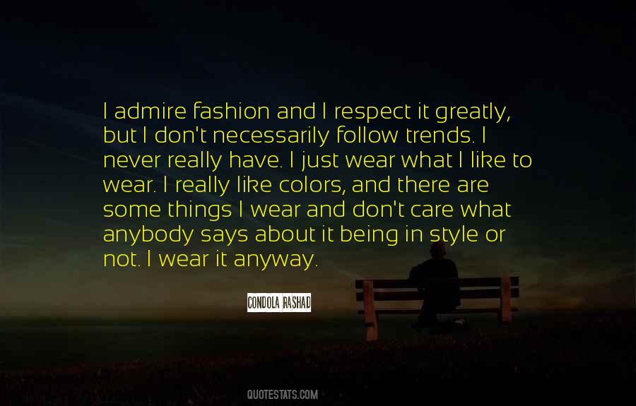 Quotes On Fashion Trends #659273