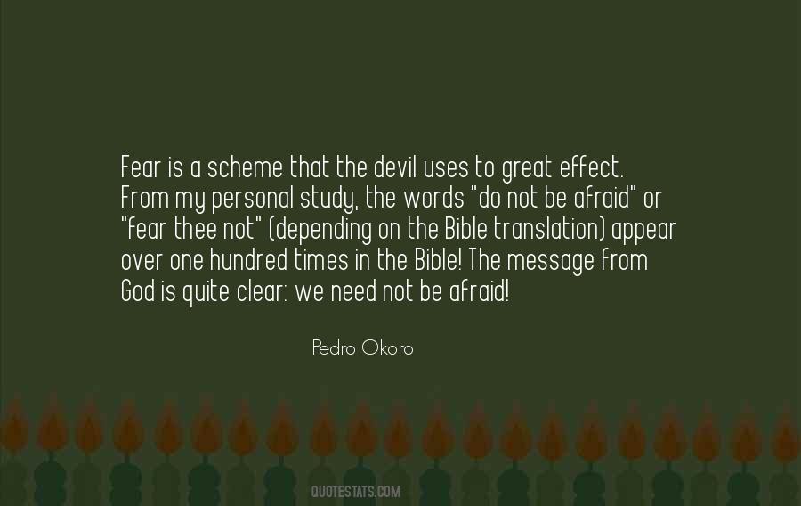 Quotes On Fear Bible #1367224