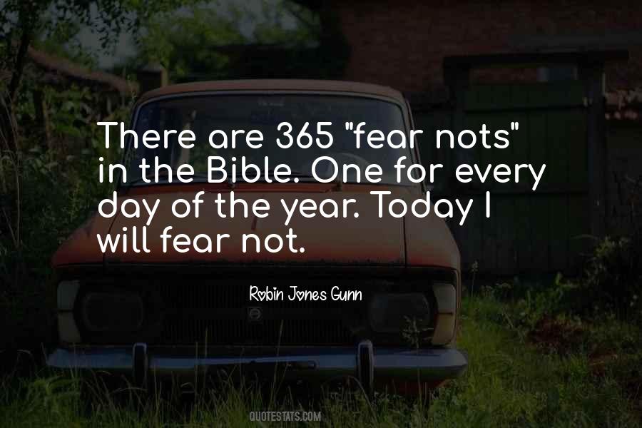 Quotes On Fear Bible #1369012