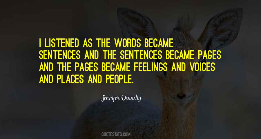 Quotes On Feelings And Words #185858