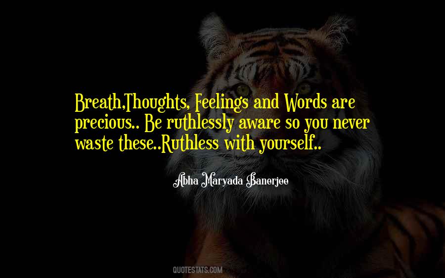 Quotes On Feelings And Words #299356