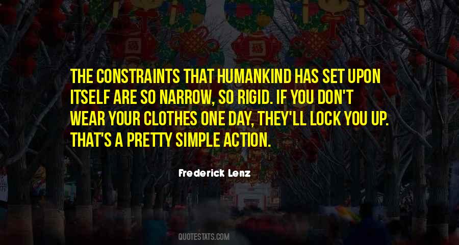 Clothes They Wear Quotes #691799