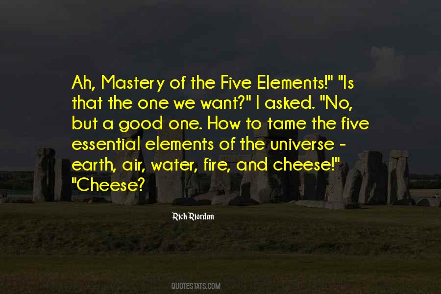 Quotes On Five Elements Of Earth #740286