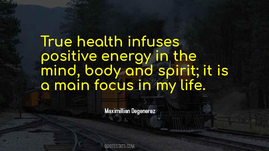 Quotes On Focus In Life #223879
