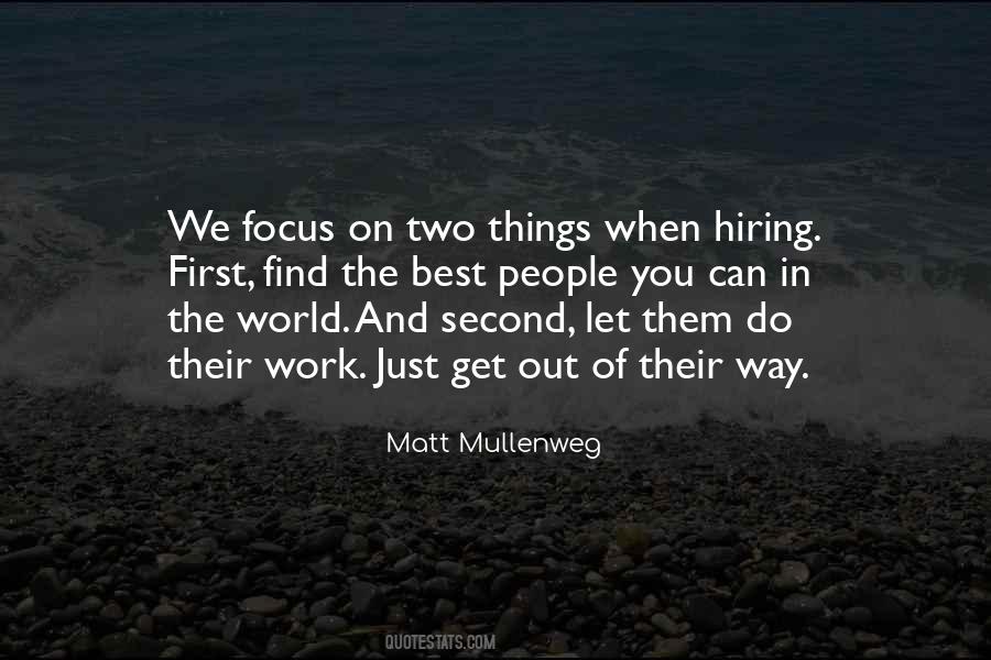 Quotes On Focus On Work #738311