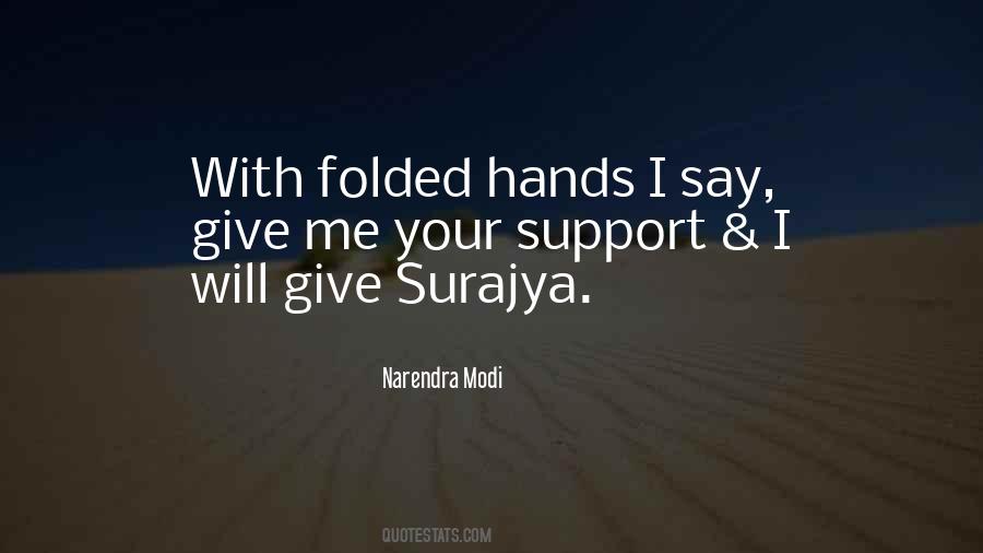 Quotes On Folded Hands #1605895