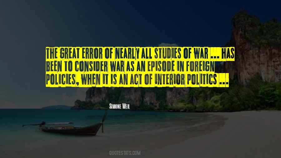 Quotes On Foreign Policies #1322952