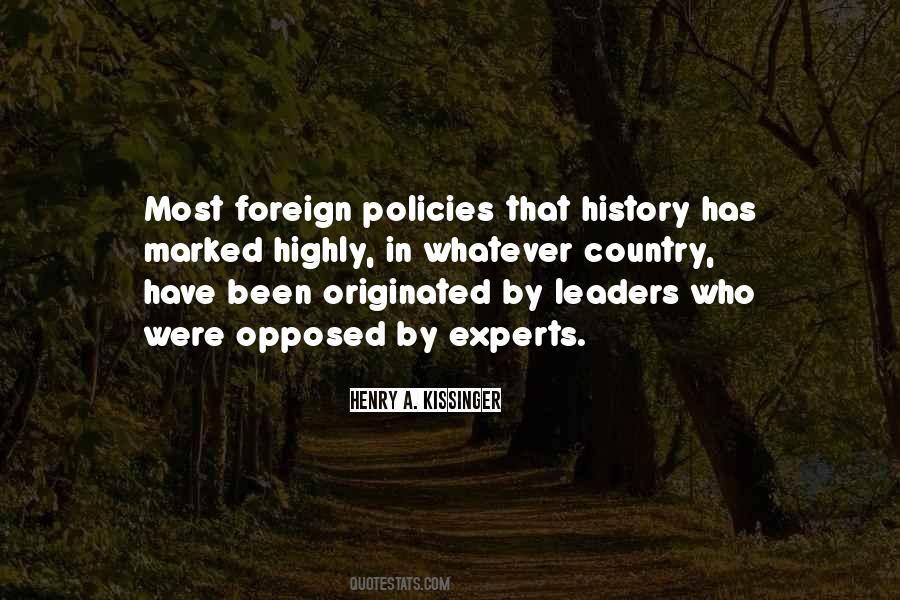 Quotes On Foreign Policies #470897