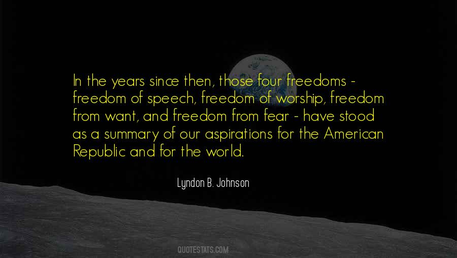 Quotes On Freedom And Fear #1028585