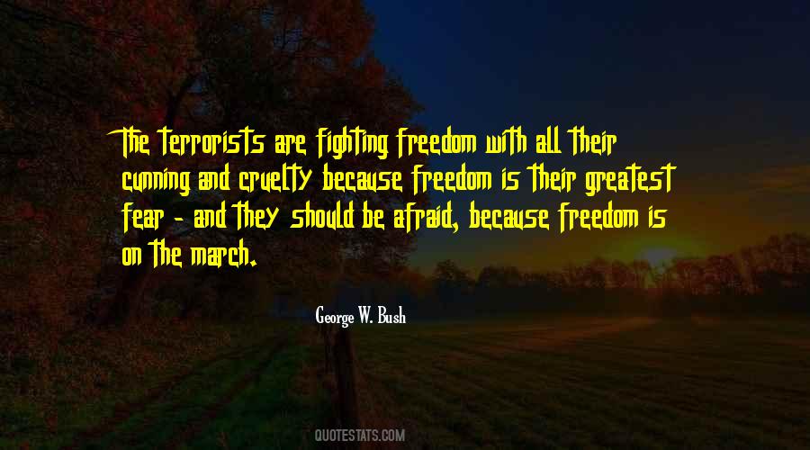 Quotes On Freedom And Fear #163377