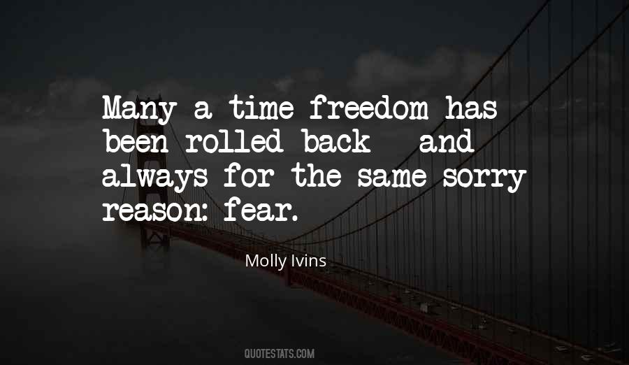 Quotes On Freedom And Fear #574842