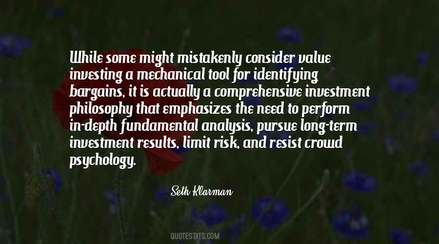 Quotes On Fundamental Analysis #1503091