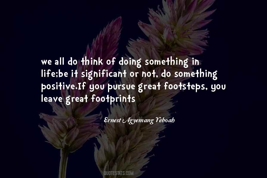 Footprints Of Life Quotes #1789553