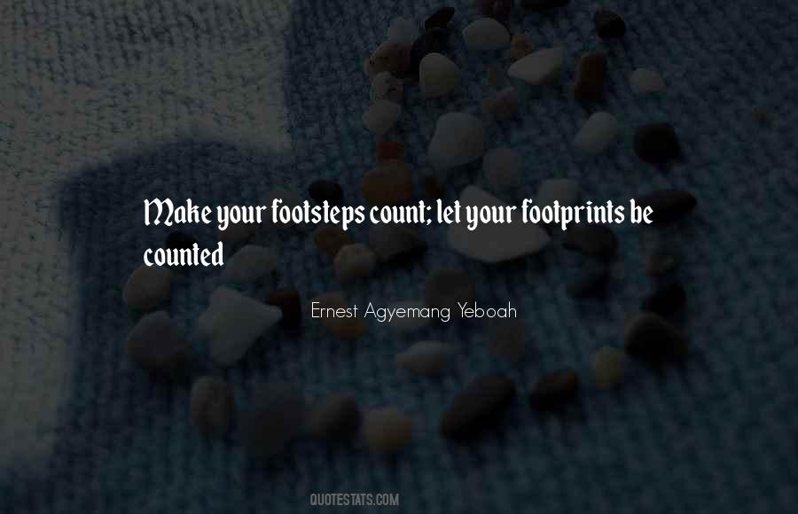 Footprints Of Life Quotes #1878771