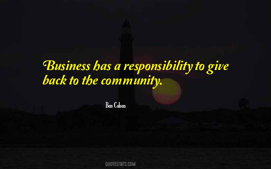 Quotes On Giving Back To The Community #1792232