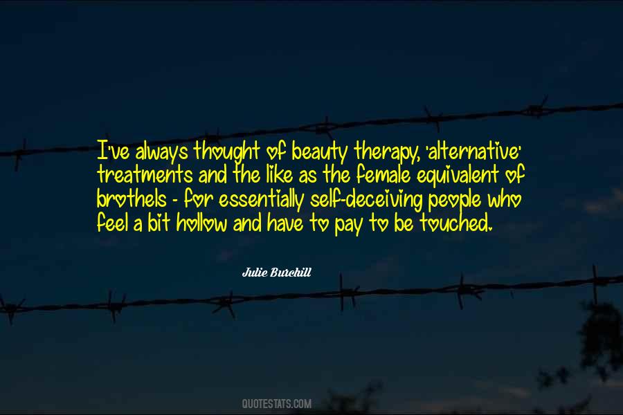 Alternative Therapy Quotes #1093953