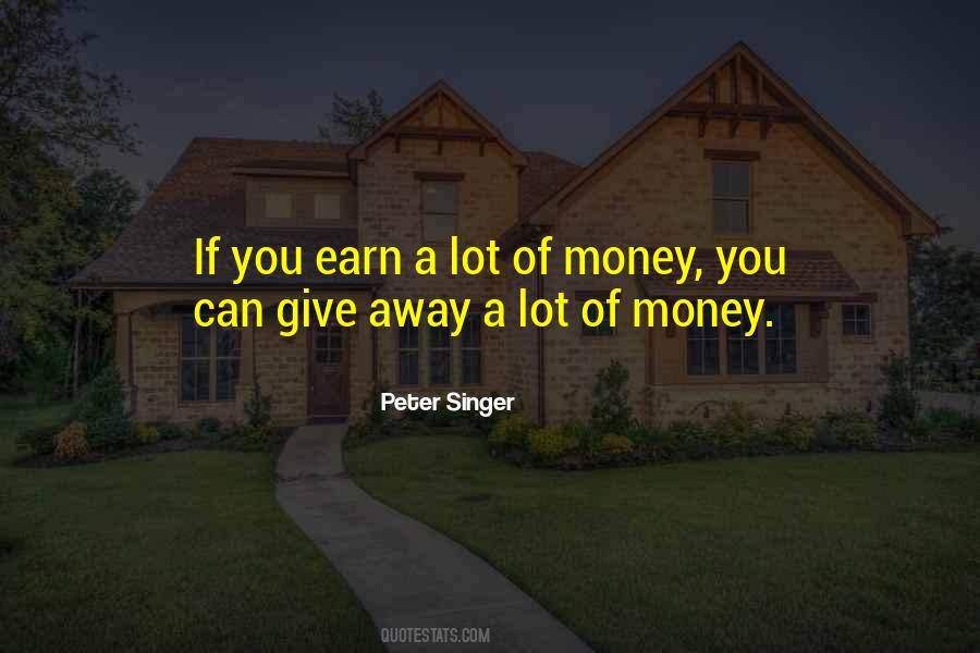 Quotes On Giving Money #43598