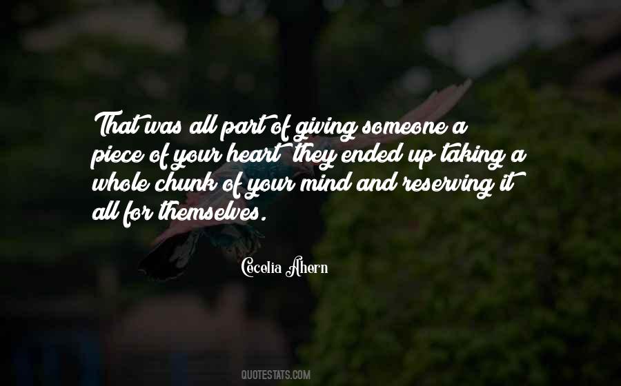 Quotes On Giving Someone Your Heart #1840787