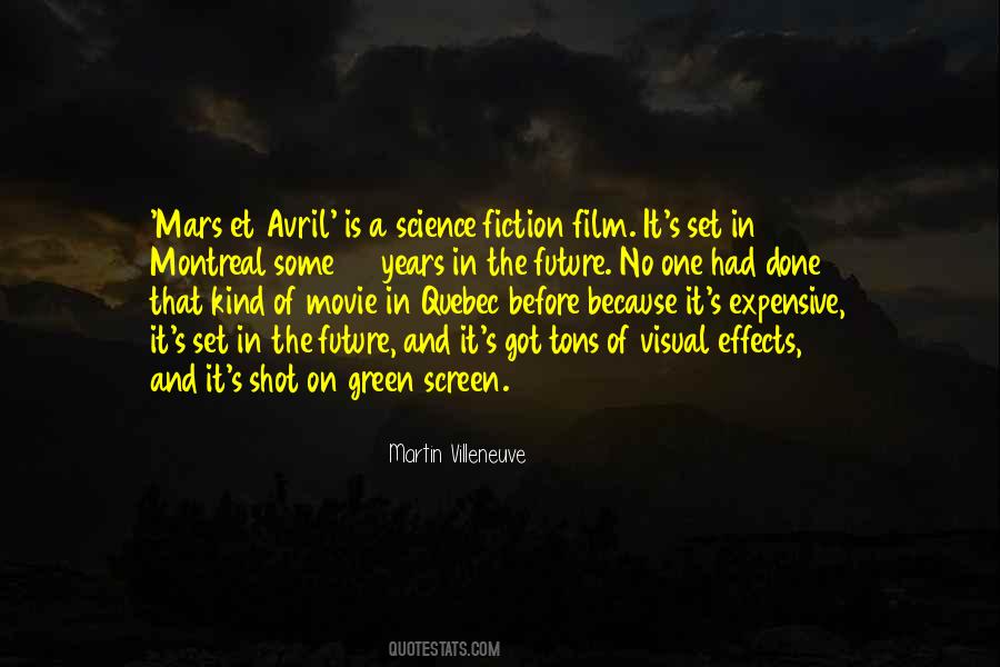 Science Fiction Film Quotes #1524058