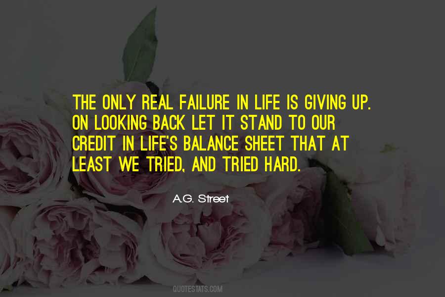 Quotes On Giving Up Life #311222