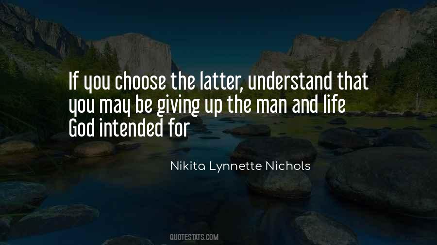 Quotes On Giving Up Life #51617