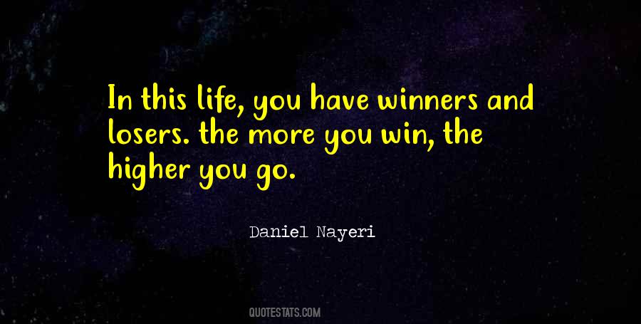 Losers Winning Quotes #1522394