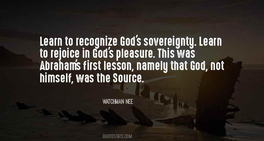 Quotes On God's Sovereignty #509653