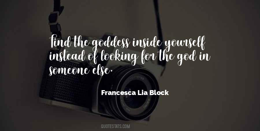 Quotes On Goddess #1327483