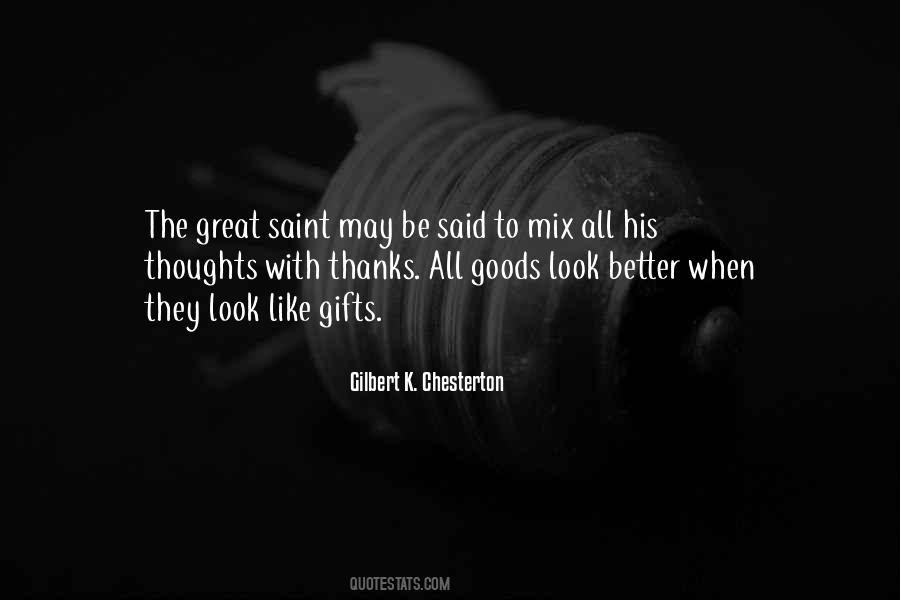 Great Saint Quotes #1695561