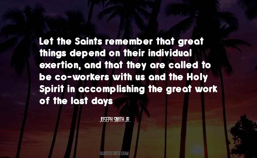 Great Saint Quotes #506021