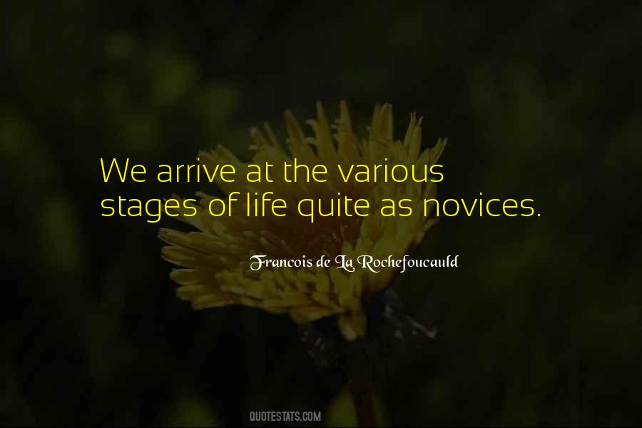 Quotes About Novices #1155479
