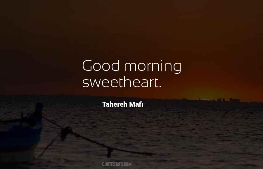 Quotes On Good Morning Sweetheart #902422