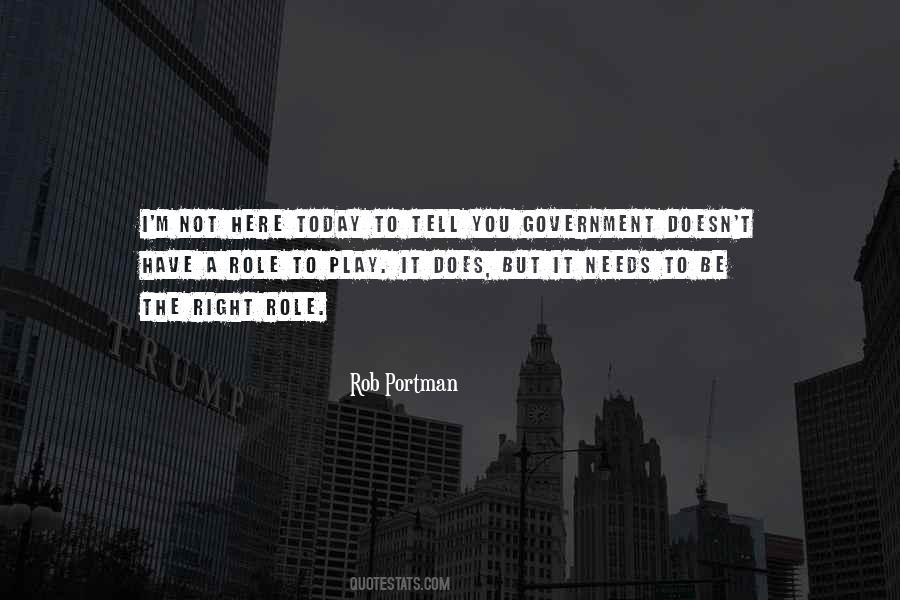 Quotes On Government's Role #320524