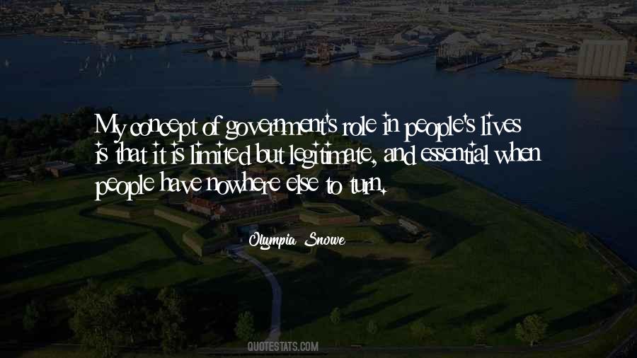 Quotes On Government's Role #475708