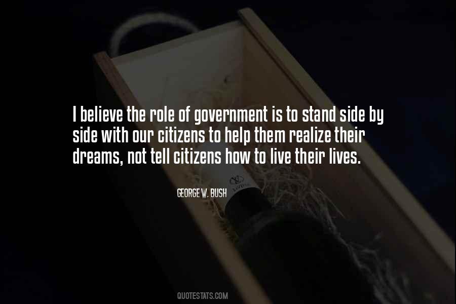 Quotes On Government's Role #572304