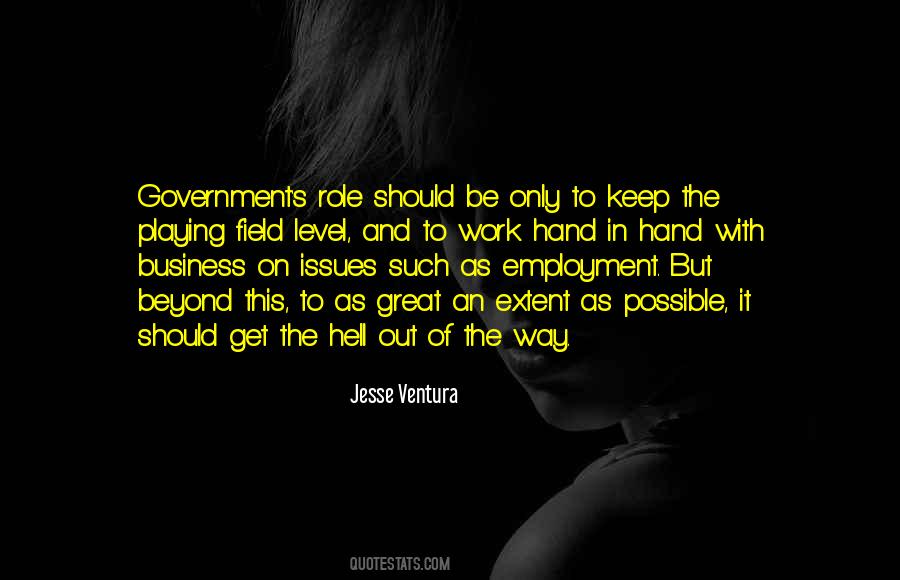Quotes On Government's Role #806693