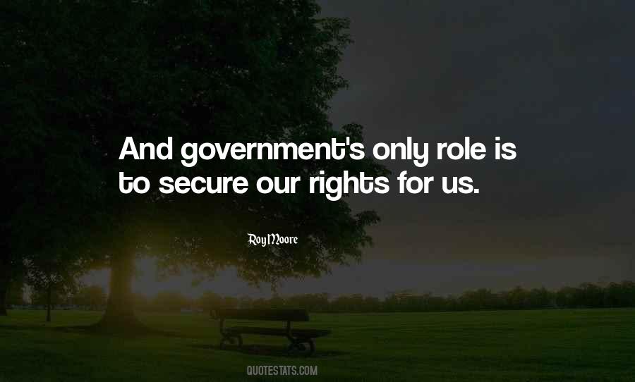 Quotes On Government's Role #981214
